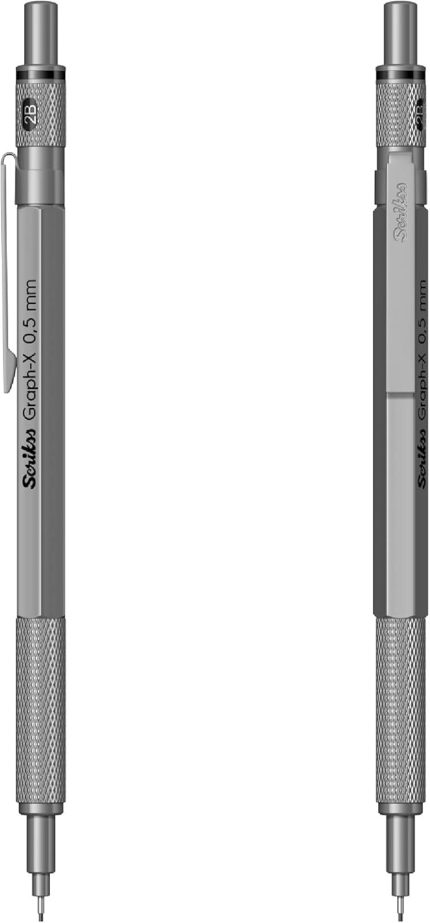 Office Graphx Mekanik Kurşun Kalem Kurşun Gri 0.5 Mm