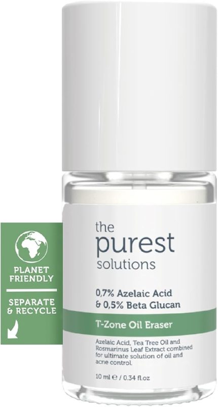 Purest Solutions T-Zone Oil Eraser 0.7% Azelaic Acid & 0.5% Beta Glucan