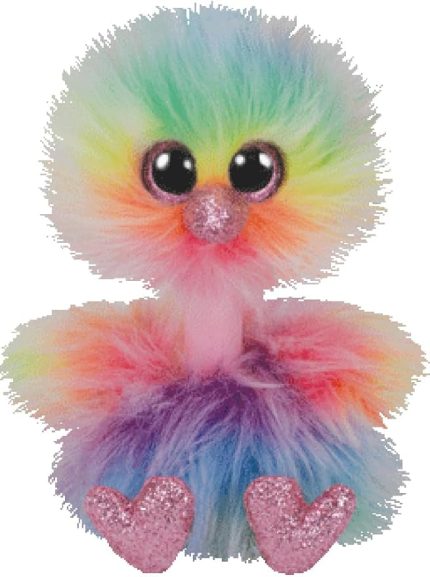 36281 Beanie Boos 15 cm Pelüş Hayvan, Çok Renkli