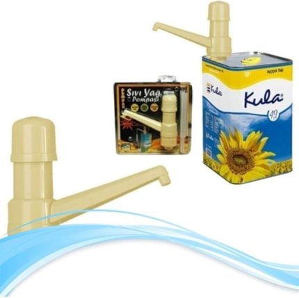 AKCAKESE Pratik Hijyenik 5, 10, 18 Lt Tenekeler Için Sıvı Yağ Pompası