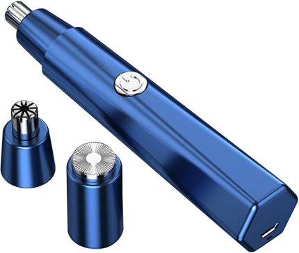 Elektrikli Burun Kılı Düzeltici Çok Amaçlı Burun Kulak Kılı Sakal Tıraş Makinesi Kaş Sökücü Çıkarılabilir Paslanmaz Çelik Kesici Başlıklarla