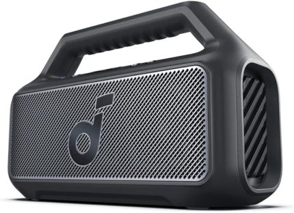 by Anker Boom 2 SE Bluetooth Hoparlör, 18 Saat Çalışma Süresi, 30W, 2.0 Kanal Stereo, Özelleştirilebilir Pro EQ, BassUp, PartyCast 2.0 - Siyah