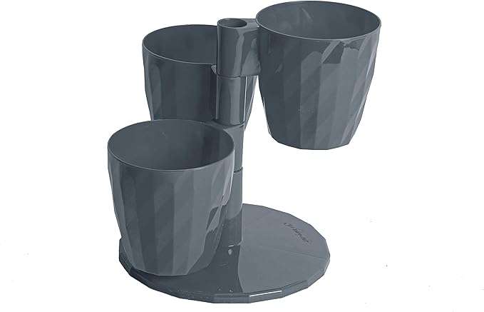 DNC1 Dönence Saksı No:1 Standlı 21 cm, 3 Litre Antrasit