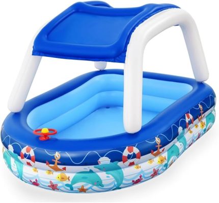 7' x 61" x 52"/2.13m x 1.55m x 1.32m Sea Captain Family Pool
