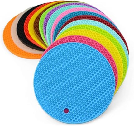 Home Silikon Nihale,Tencere Ve Çaydanlık Altlığı,Yanmaz Yapışmaz Silikon Nihale (Yuvarlak)