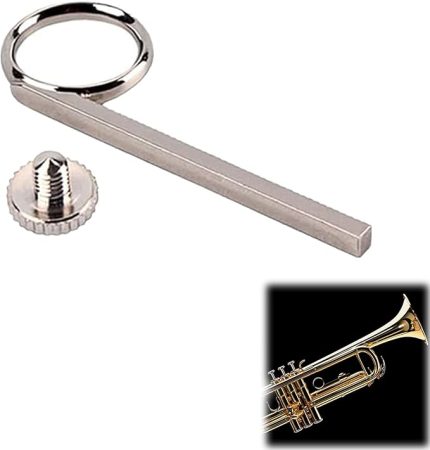 yüzük müzik enstrümanı, trompet parmak halkası, trompet vana sürgüsü, parmak halkası ve vida seti, trompet valfi ve sürgülü parmak tutucu, vida, trompet yüzük parmak halkası, 1 adet