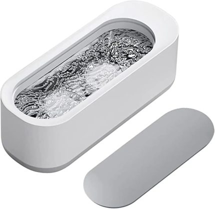 Titreşimli Temizleyici, Taşınabilir Gözlük Takı Saat ve Diş Fırçası Temizleme Cihazı