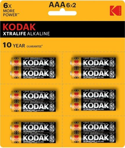 Xtralıfe 12 Adet Alkalin ince Pil - 6x2-AAA