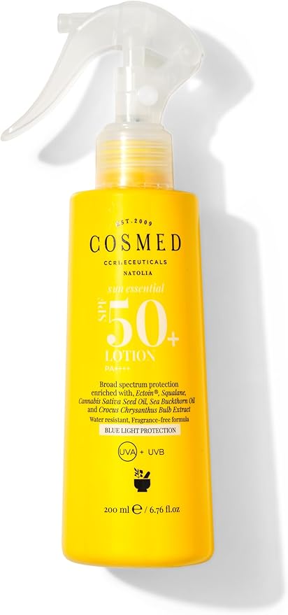 Tüm Cilt Tipleri için Aile Boy Yüz ve Vücut Sprey Güneş Kremi SPF50