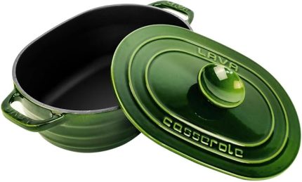 Döküm Oval Tencere Döküm Demir Kapak Experience Majolik Serisi Ölçü 24x33cm.