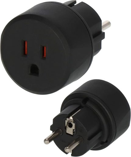 ABD Fiş Sistemi Türkiye Uyumlu IP20 Lisanslı Topraklı Travel Adaptör Dönüştürücü
