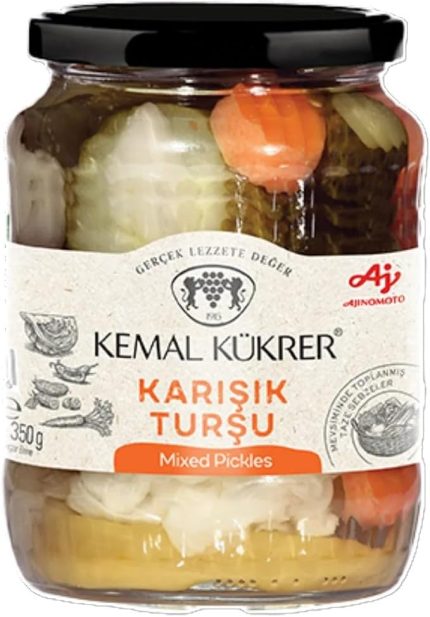 Kükrer Karışık Turşu Cam Kavanoz 670 gr