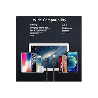 Horizontal 20W Type C to Lightning 1 Metre iPhone iPad Hızlı Şarj ve Data Kablosu Space Gray - Görsel 4