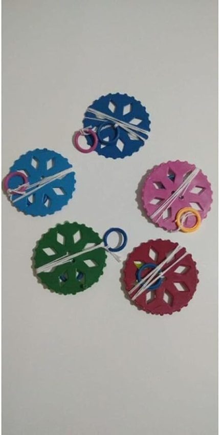 Nostaljik Ipli Fırfır Oyuncak 10 Adet - 80'ler 90'lar Ipli Fırfır 10 Adet