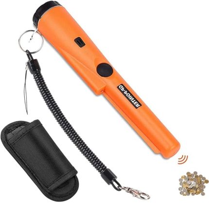 Metal Dedektörü Pinpointer Taşınabilir Metal Dedektörü IP66 Su Geçirmez Metal PinPointer Metal Dedektörü Junior Yüksek Hassas 360° Tarama Altın Paralar Metal Dedektörü Altın Para Avı Relics Takı için Metal Dedektörü