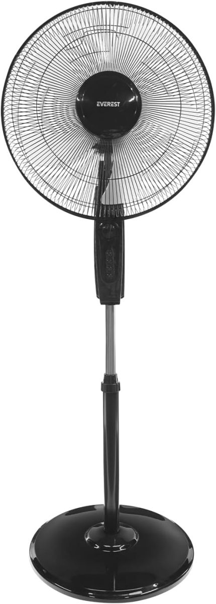 FAN11 CoolAir Siyah/Gri 16 45W 5 Kanat 3 Kademe 1200RPM Zaman Ayarlı Vantilatör/Pervanesi