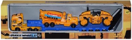 Sun-Pio-Mxx-Dc.Inşaat Set Tir/Çekici Üstü 2 Araç 3A.