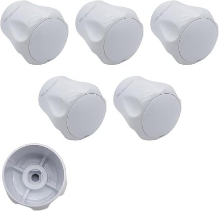 5-Adet Vidalı 7 mm Radyatör Vanası Başlığı Büyük Boy - Geniş Tip Petek Vana Kapağı - Petek Musluk Kafası (7 mm)