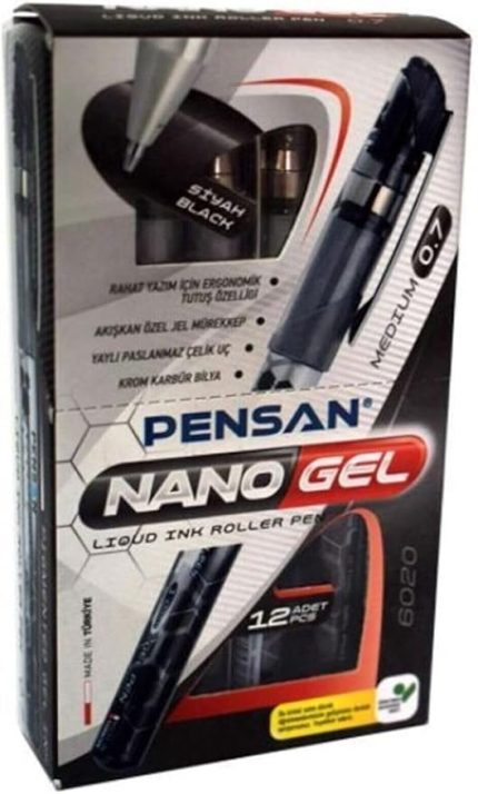 Nano Jel Roller Kalem 12Adet 0,7 Mm Kırmızı