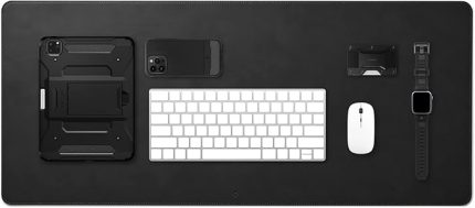 Regnum LD302 Büyük Boy 90 x 40 cm Mouse Pad (Velo Vegan Leather Technology) Black - APP04762