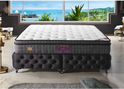 Roma Couple Wick Full Ortopedik Deluxe Yaylı Yatak BEYAZ 150 x 200