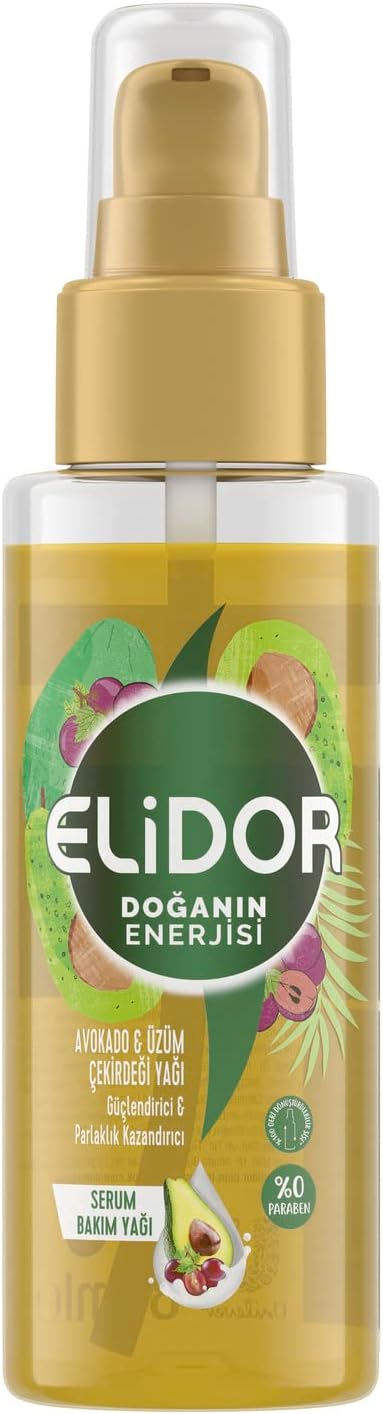 Kalın ve Gür Avokado ve Üzüm Çekirdeği Saç Yağı (80 ml)