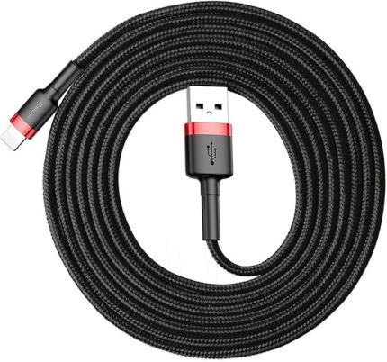 Cafule 1.5 A Lightning 2 Metre Şarj Kablosu CALKLF-C19 - Siyah