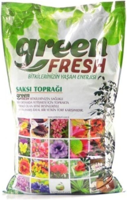fresh Torf 40 LT Çiçek Toprağı Saksı Toprağı Doğal Tohum Ekim Torfu