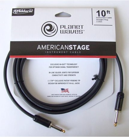 Pwamsg10 Amerıcan Stage Inst Cable-10 Çin Amerıcan Stage Inst Cable-10" (3.05M), 1/4" D
