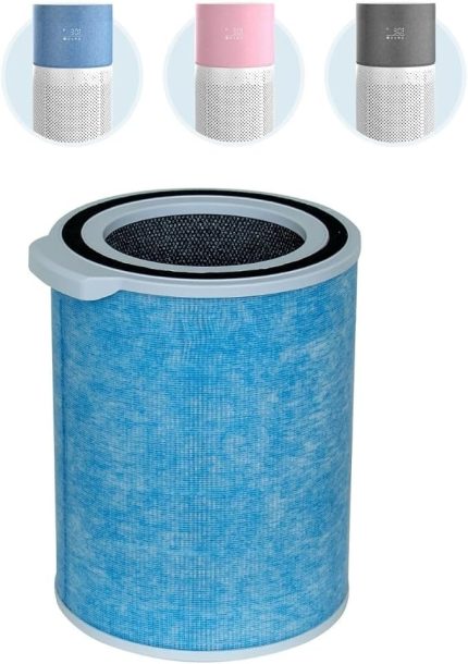 Smart Akıllı Hava Temizleyici 3 Katmanlı Antibakteriyel HEPA13 Karbon Yedek Filtre (X7420 modeli için) X8787_M0