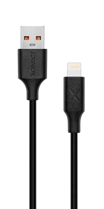 USB to Lightning ile Uyumlu iPhone ile Uyumlu Hızlı Şarj ve Data Kablosu 40 cm (Siyah)