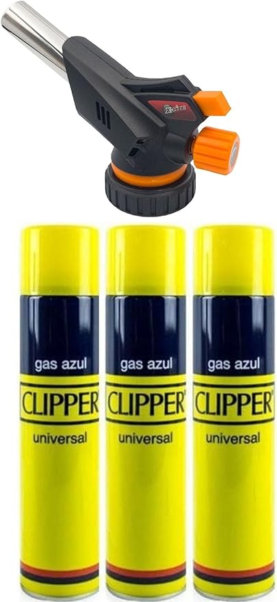 Firebird Büyük Pürmüz Başlıgı Lpg Kartuş Ve Normal Çakmak 3 Lü Gaz Set Tek Ebat Beyaz