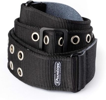 Dunlop Gitar Askısı - Gromet Siyah