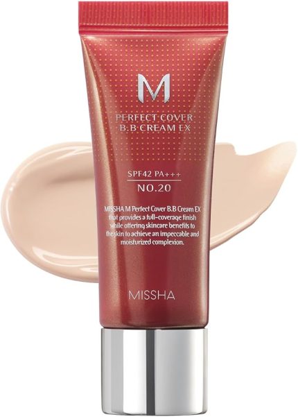 Mükemmel Kapatıcılık Sunan Çok Fonksiyonlu M Perfect Cover BB Cream Ex SPF42 PA+++ No.20 (20ml)
