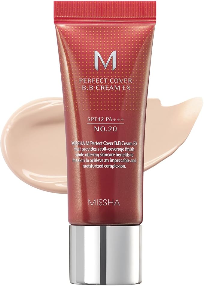 Mükemmel Kapatıcılık Sunan Çok Fonksiyonlu M Perfect Cover BB Cream Ex SPF42 PA+++ No.20 (20ml)