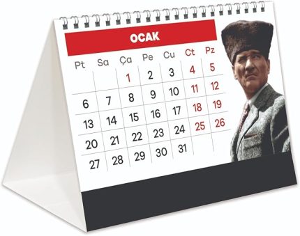 Kitabevi 2025 Atatürk Masa Takvimi