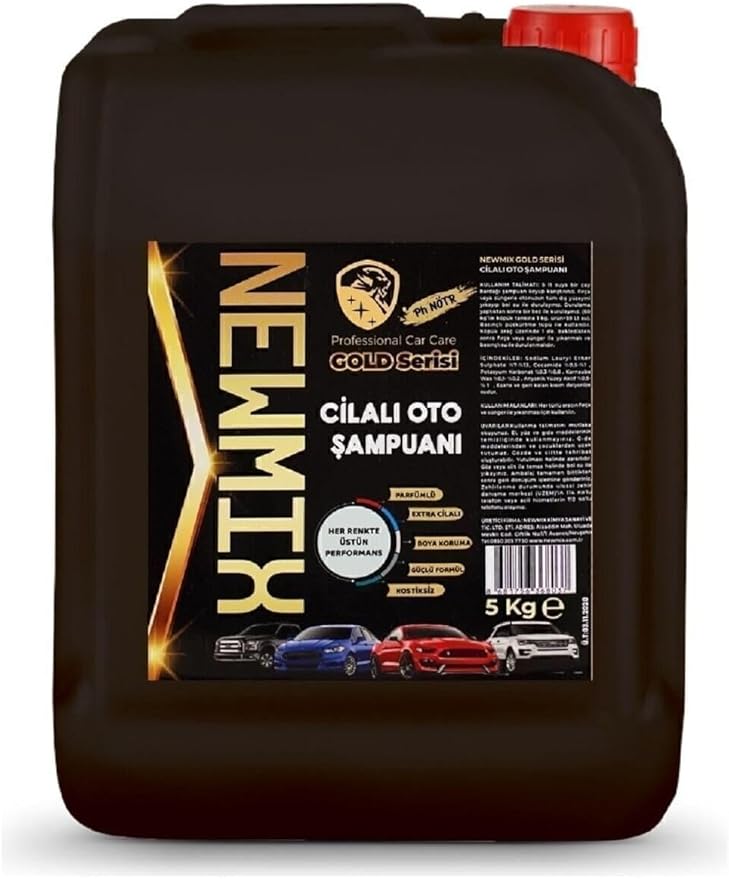 Gold Serisi Cilalı Oto Araba Şampuanı 5 Kg