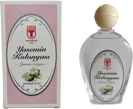 80 Derece Yasemin Kolonyası 200ml Cam Şişe 80 Derece