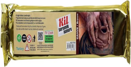 KAHVERENGİ KİL HAMURU 500GR exizNM820