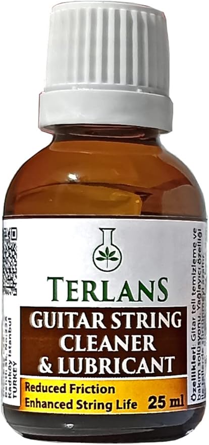Gitar Teli Temizleyici Koruyucu Yağlayıcı 25 ml + Mikrofiber Bez Guitar String Lubricant