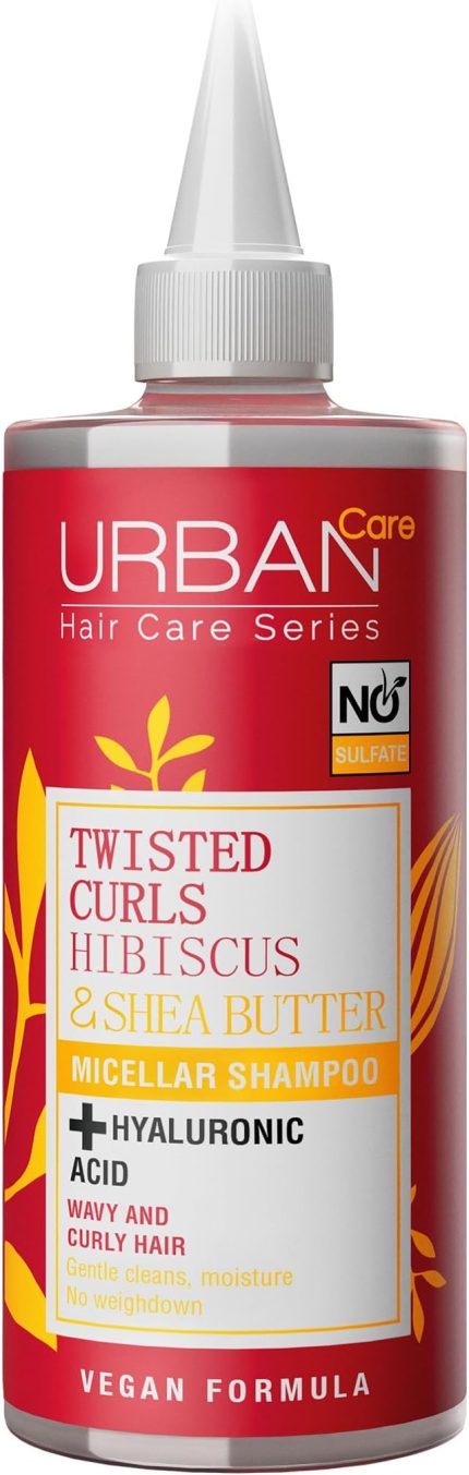 Care Twisted Curls Hibiscus & Shea Butter Kıvırcık ve Dalgalı Saçlara Özel Miselar Şampuan Sülfatsız 340 ml- Vegan