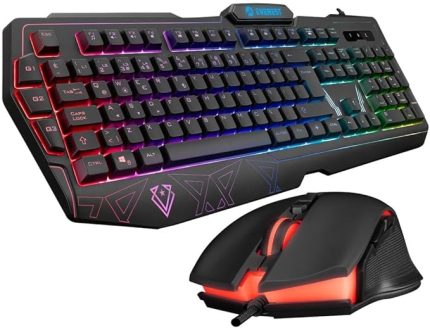 KM-6168 Formula Combo RGB Kablolu Oyuncu Klavye Mouse Seti