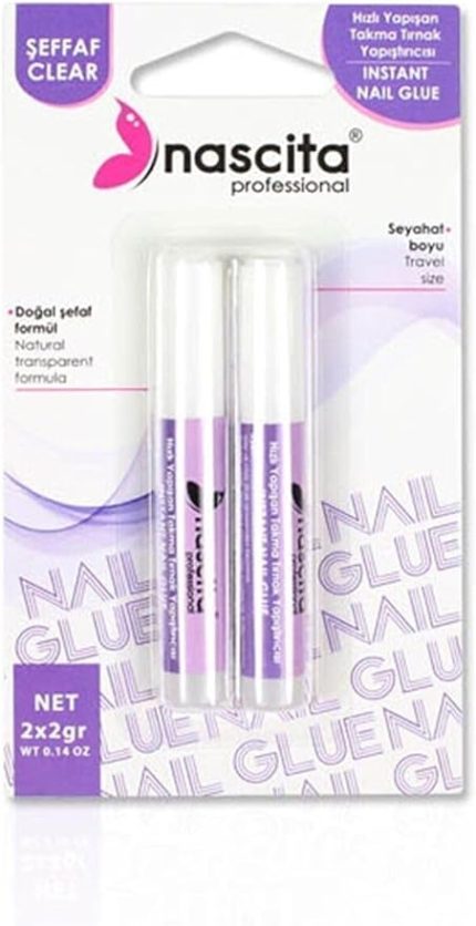 Şeffaf Takma Tırnak Yapıştırıcısı