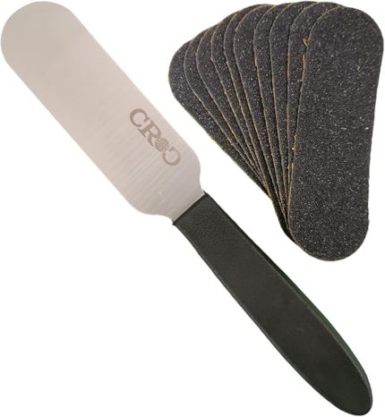 Tp02 Yedekli Ayak Törpüsü Oval - Plastik Saplı Paslanmaz Çelik