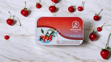 Kiraz-Mentol Aromalı Kürdan-Sakız ve Şeker Alternatifi -Değişik Meyve Tatlarında Nefes Ferahlığı -İstenmeyen alışkanlıkları brakmada yardımcı olur -Kalorisiz -Şekersiz -Vegan