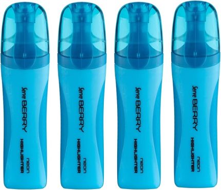 BERRY FOSFORLU KALEM MAVI 4LU SET