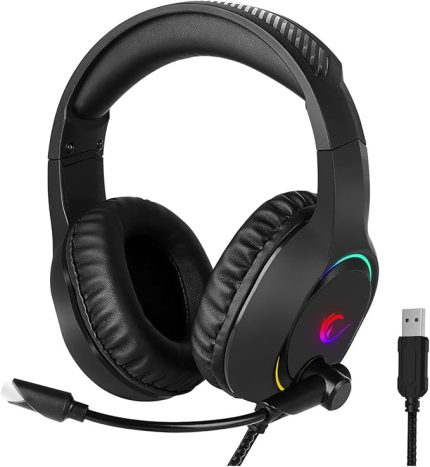 BYGAME-X3 Siyah 7.1 Usb Surround RGB Işık Efektli Gaming Oyuncu Mikrofonlu Kulaklık