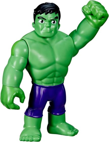 Spidey and His Amazing Friends 22,5 cm Uzunluğunda Büyük Boy Hulk Aksiyon Figürü, Okul Öncesi
