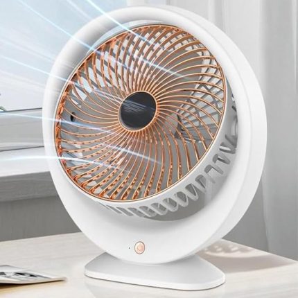 Şarjlı Masaüstü Vantilatör, 3 Hız Kademesi, 180° Ayarlanabilir Dönüş, Soğutucu, Sessiz Fan