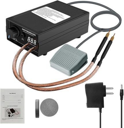 8000W Yüksek Güçlü Çift Darbe Noktaları Kaynak Makinesi 18650 Lityum Pil Pilleri ve 0.1-0.3mm l Levha